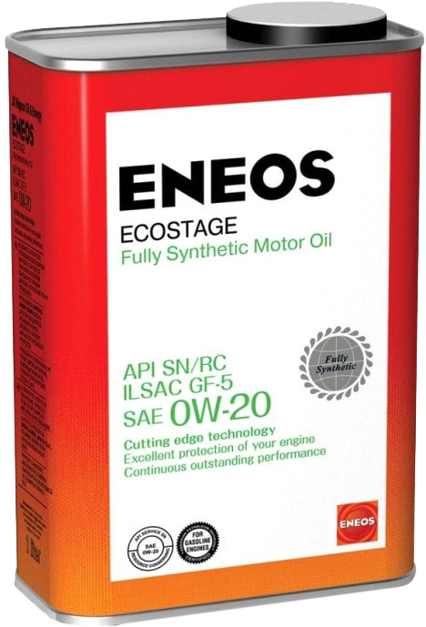 Моторное масло Eneos Ecostage 0W20, 1л